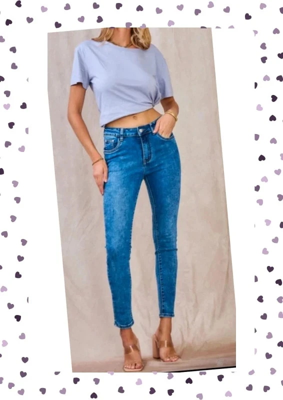 Jean Slim Push-Up – Taille mi-haute – Neuf - Plusieurs Tailles disponibles